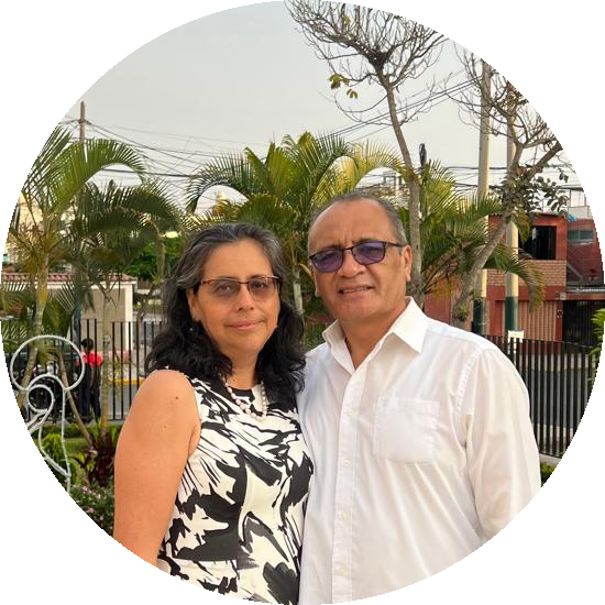 Pastor Luis Cornejo e Inés de Cornejo, directores fundadores